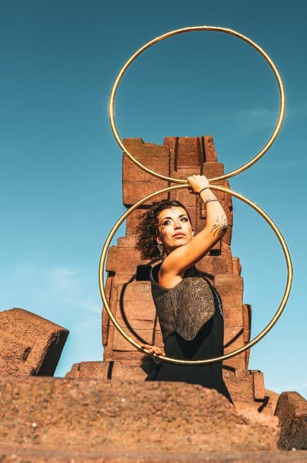 Lila Hula-Hoop 